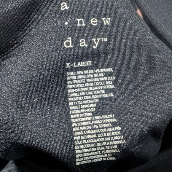 A New Day | Women's Seamless Tank Bodysuit In Black - Picture 8 of 12